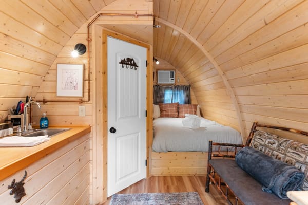 Lovewell Pond Hobbit Home at Alpine Garden