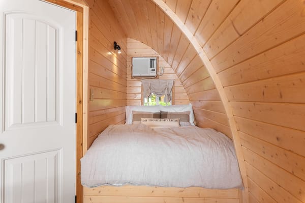 Sawyer Pond Hobbit Home at Alpine Garden