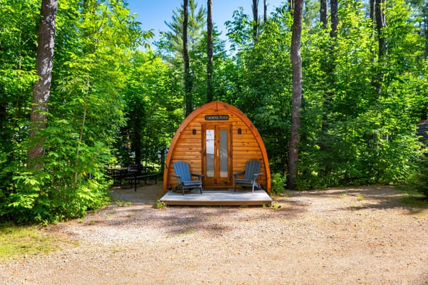 Thorne Pond Hobbit Home at Alpine Garden