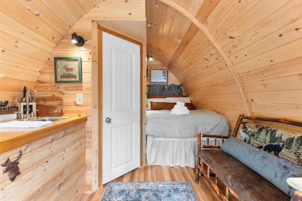 Thorne Pond Hobbit Home at Alpine Garden